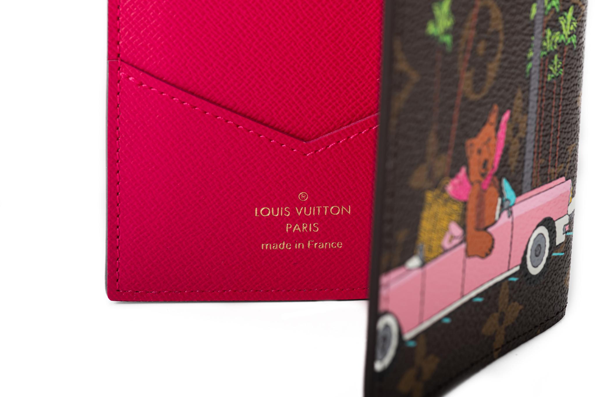 Couverture de passeport Louis Vuitton Hollywood Unisexe en vente