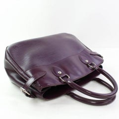 Louis Vuitton Passy Cassis Epi Pm 867138 Purple Leather Satchel