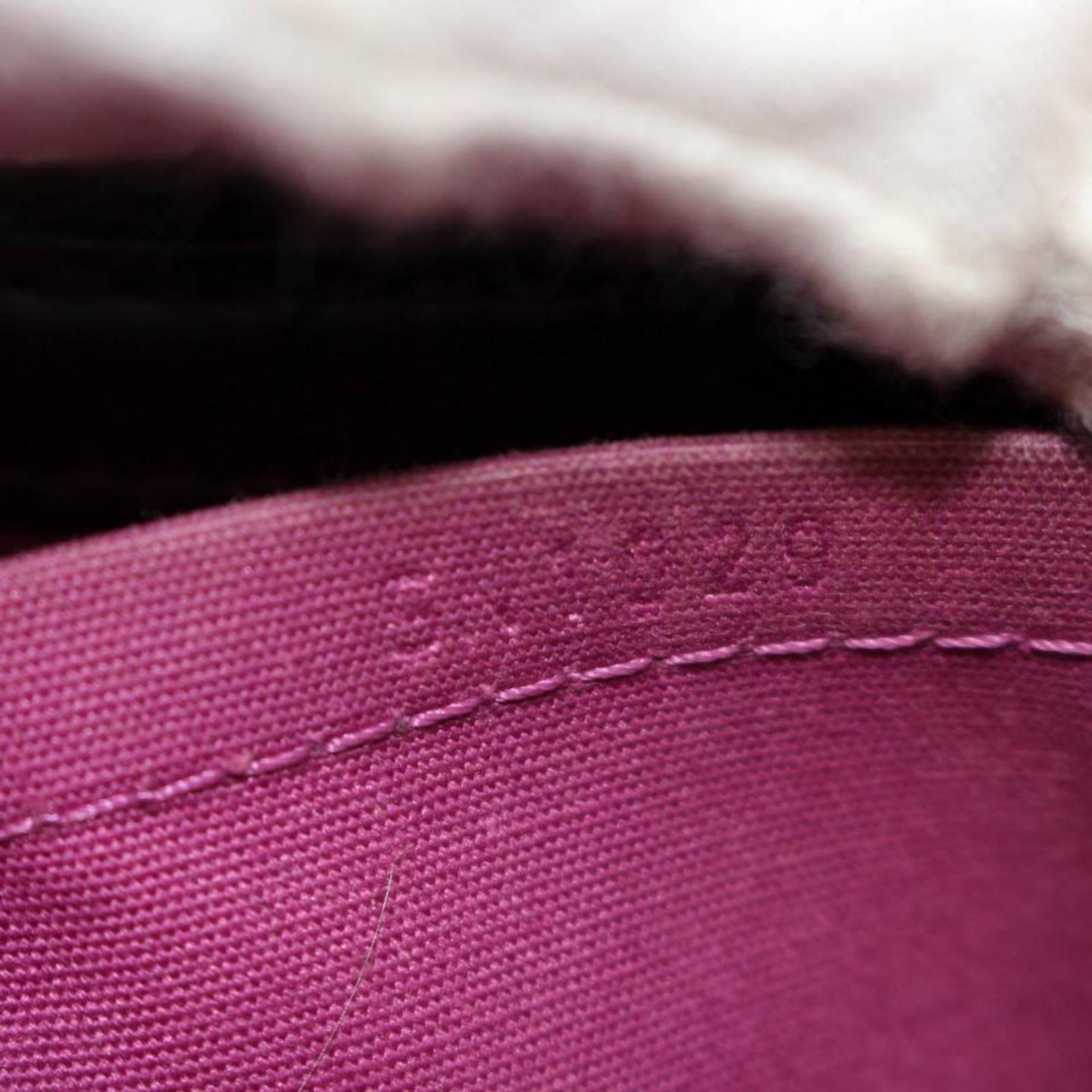 Black Louis Vuitton Passy Cassis Epi Pm 867138 Purple Leather Satchel For Sale