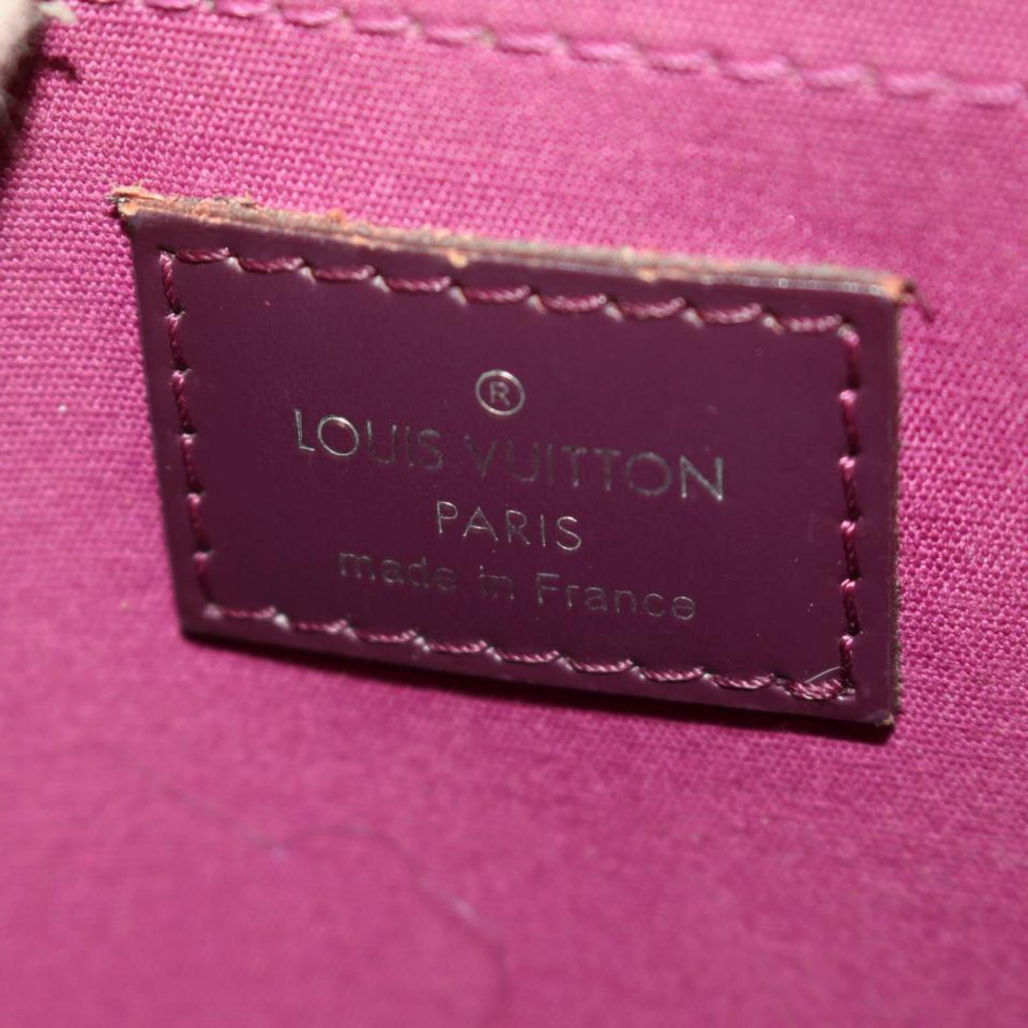 Women's Louis Vuitton Passy Cassis Epi Pm 867138 Purple Leather Satchel For Sale