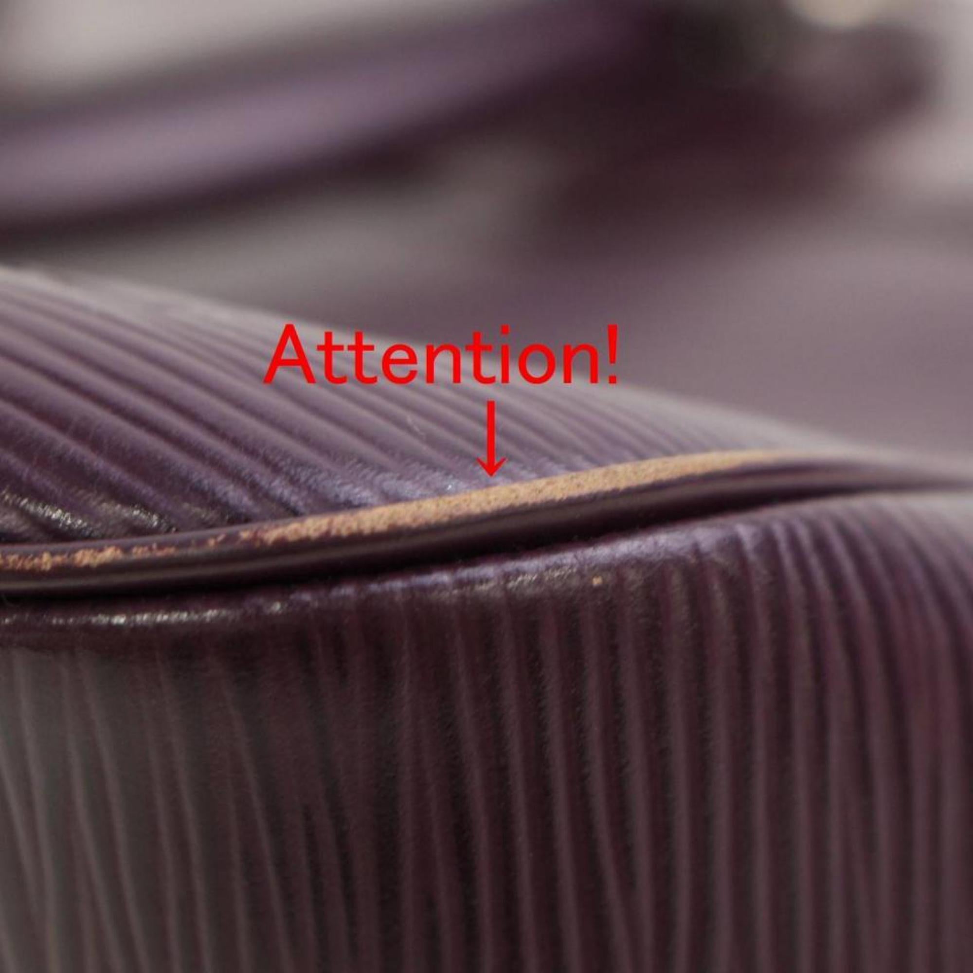 Louis Vuitton Passy Cassis Epi Pm 867138 Purple Leather Satchel For Sale 4