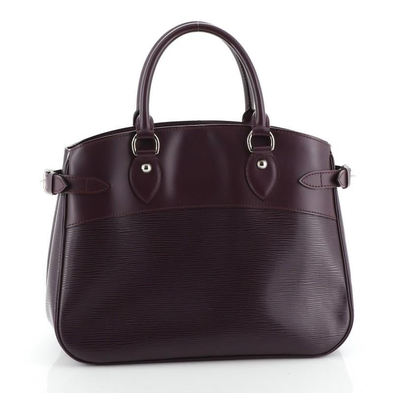 Black Louis Vuitton Passy Handbag Epi Leather PM