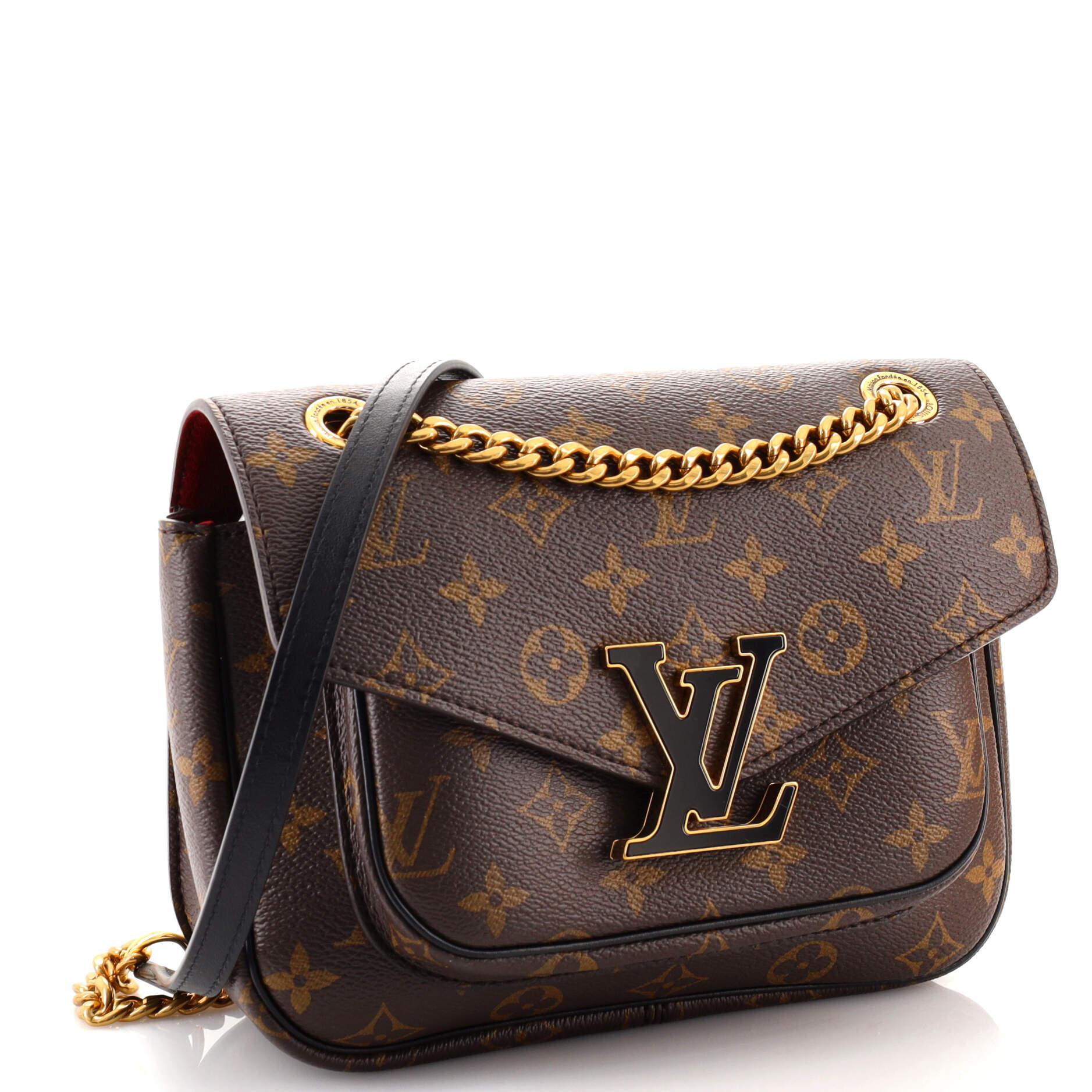 Black Louis Vuitton Passy Handbag Monogram Canvas