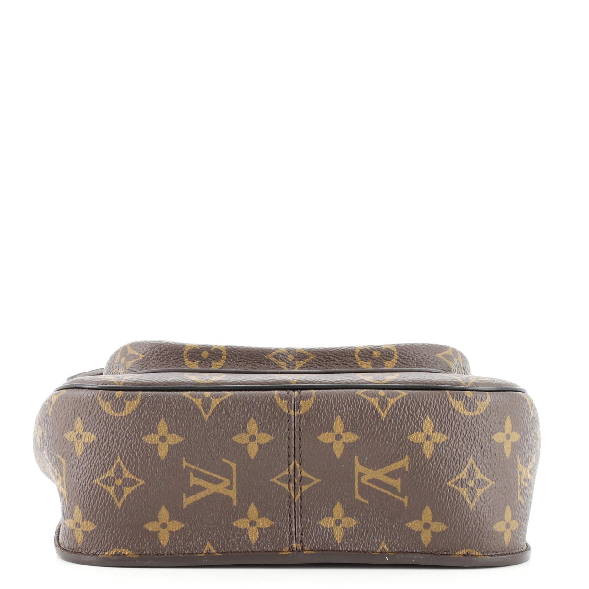 Gray Louis Vuitton Passy Handbag Monogram Canvas