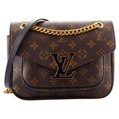 Louis Vuitton Passy Handtasche mit Monogramm aus Segeltuch