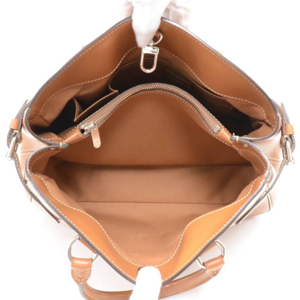 Louis Vuitton Passy PM Cannelle Epi Leather Handbag  For Sale 4