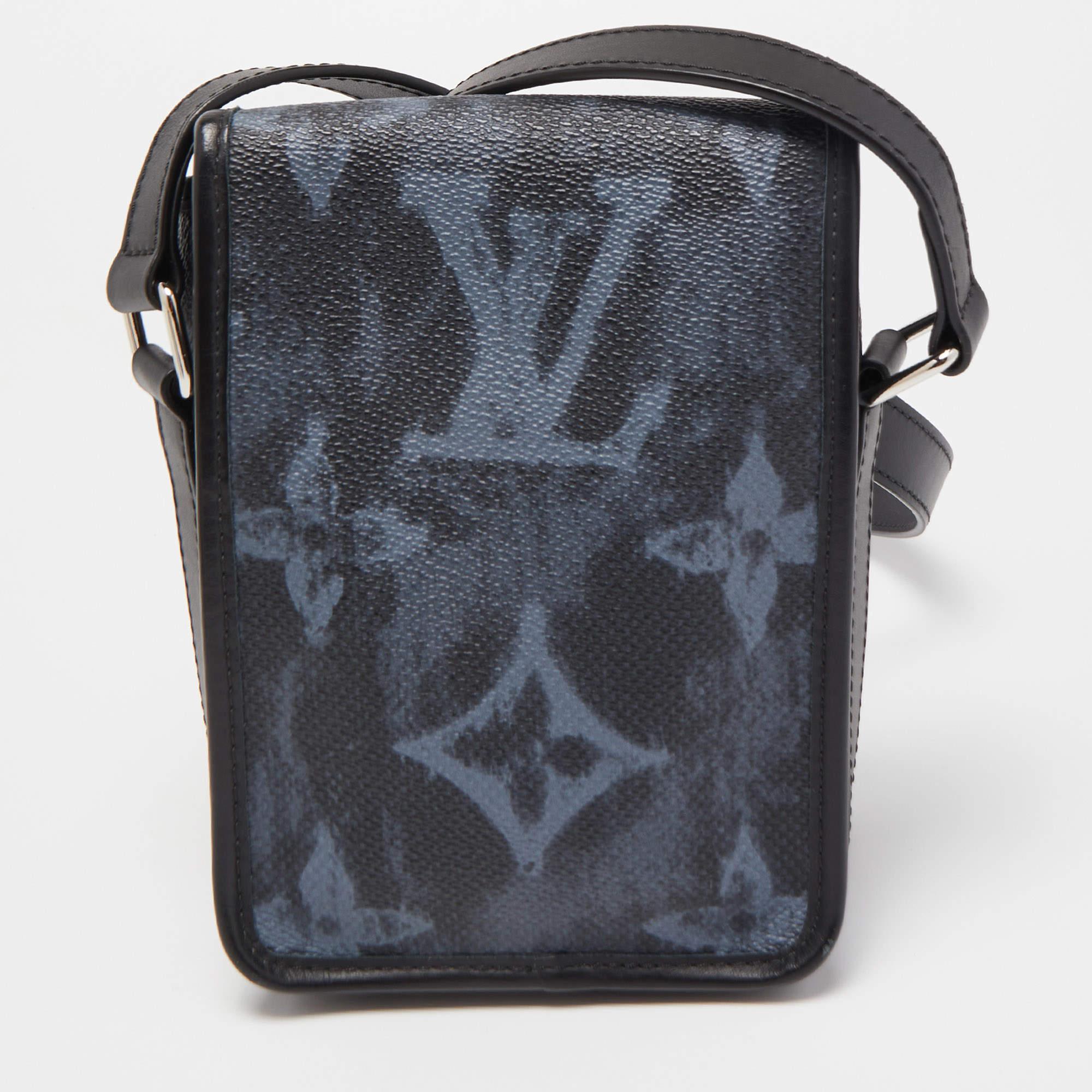Louis Vuitton Pastel Black Monogram Amazone Messenger Bag 1