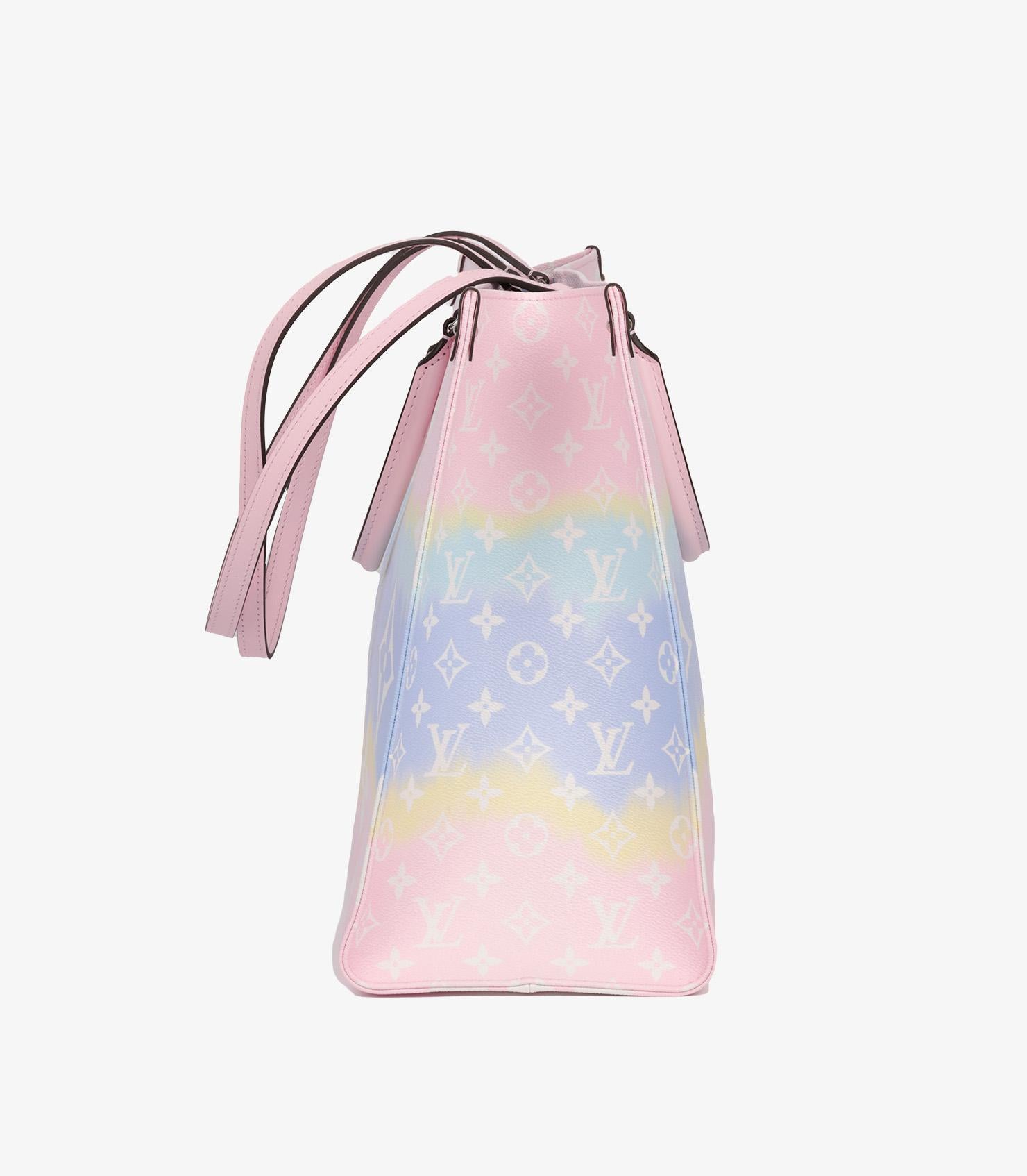 Women's or Men's Louis Vuitton Pastel Pink Giant Monogram Escale Onthego GM