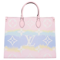 Louis Vuitton Pastel Pink Giant Monogram Escale Onthego GM
