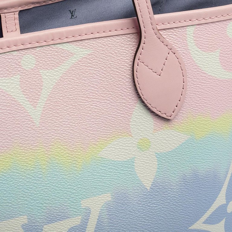 Louis Vuitton MM Pastel Pink Tie Dye Escale Neverfull Bag