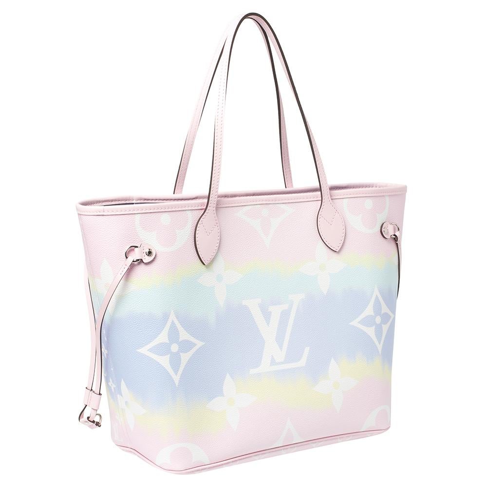 Louis Vuitton Red And Pink Monogram Escale Coated Canvas Neverfull MM  Silver Hardware, 2020 Available For Immediate Sale At Sotheby's