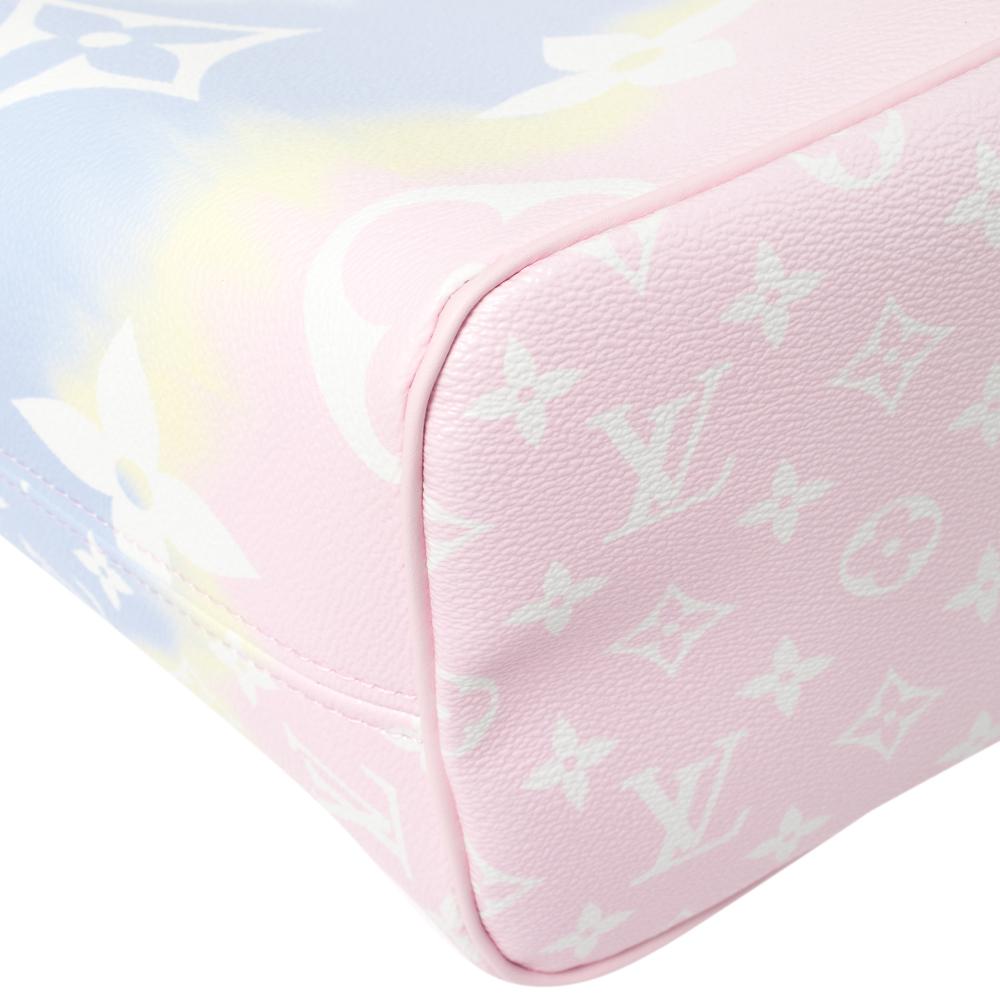 Louis Vuitton Pastell Tie Dye Monogramm Canvas Neverfull Escale MM Tasche Damen
