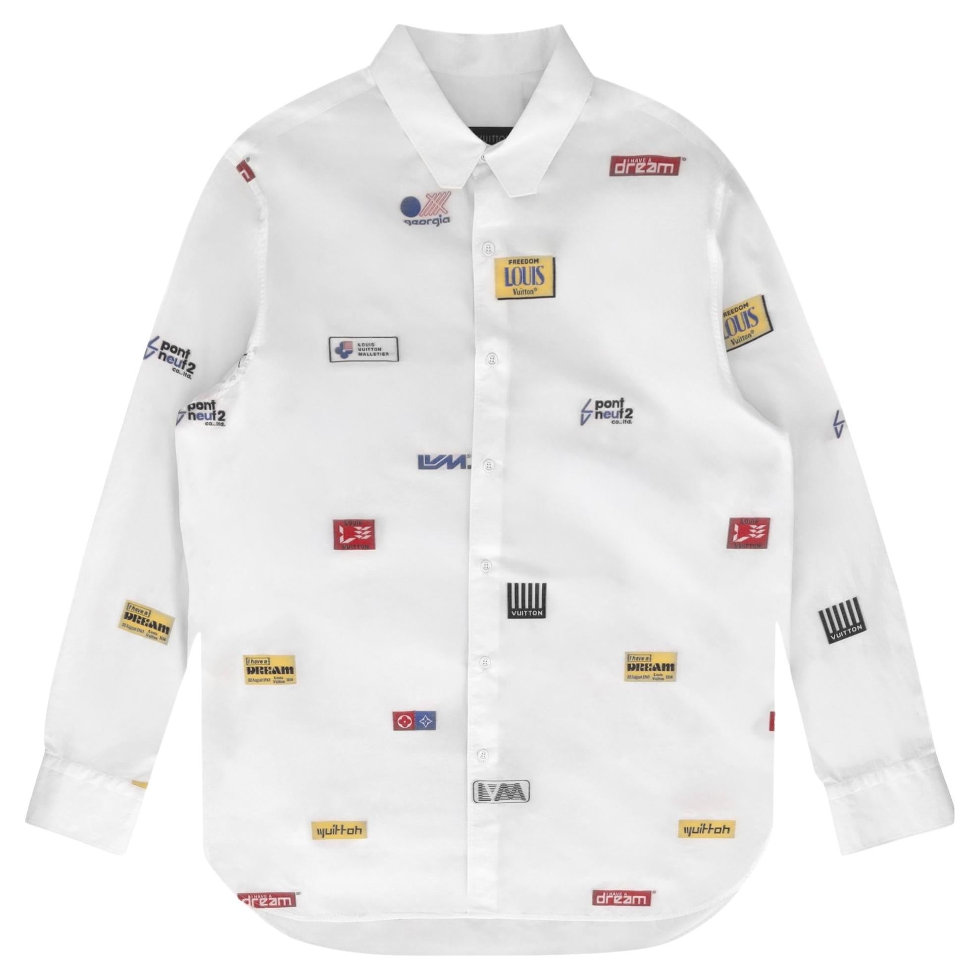 Louis Vuitton Patches DNA Shirt By Virgil Abloh at 1stDibs