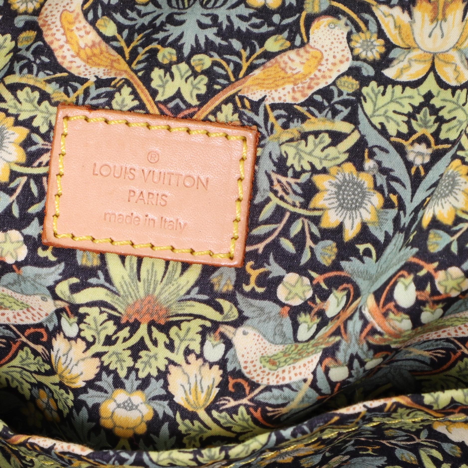 Women's or Men's Louis Vuitton Patchwork Bowly Handbag Denim