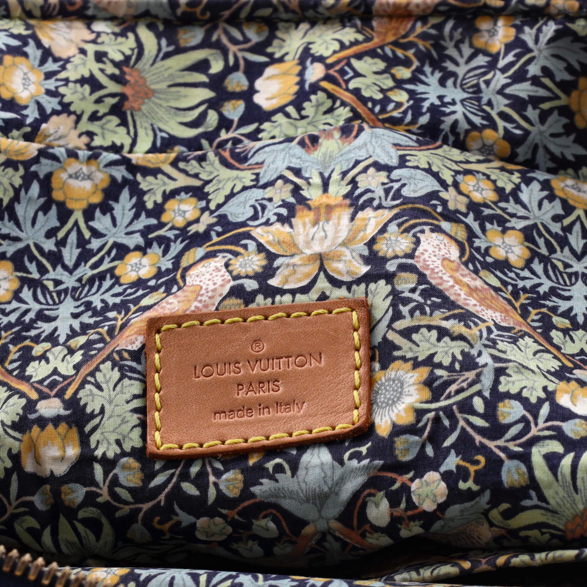 Women's or Men's Louis Vuitton Patchwork Bowly Handbag Denim