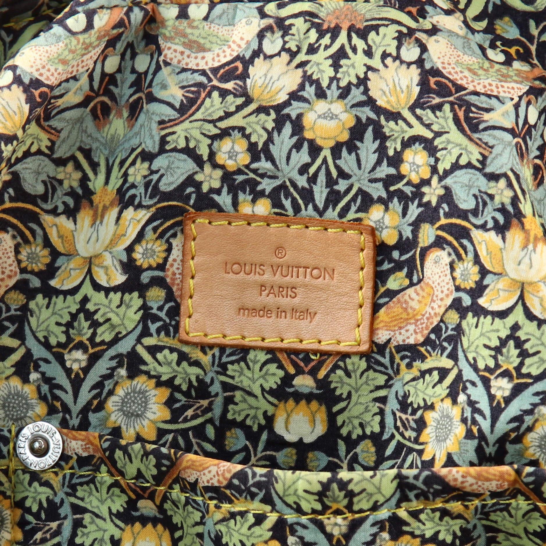 Louis Vuitton Patchwork Bowly Handbag Denim 1