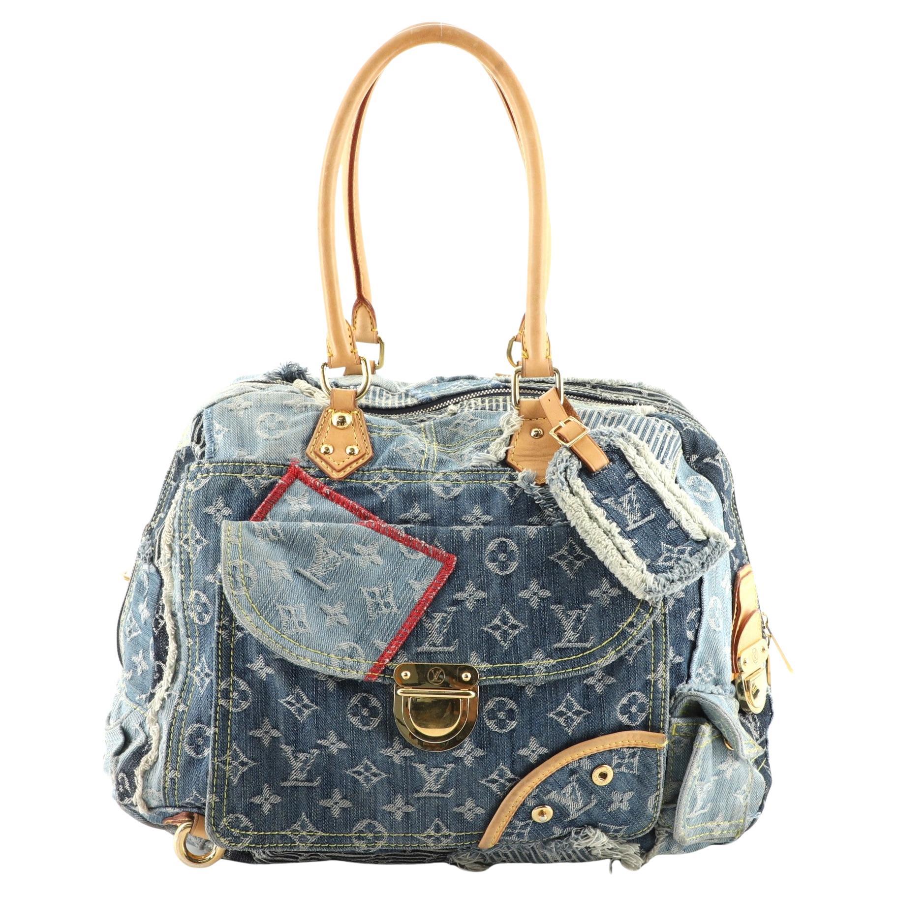 Louis Vuitton Patchwork Bowly Handbag Denim at 1stDibs  louis vuitton  patchwork bag, patchwork denim bowly louis vuitton, louis vuitton denim  patchwork bag
