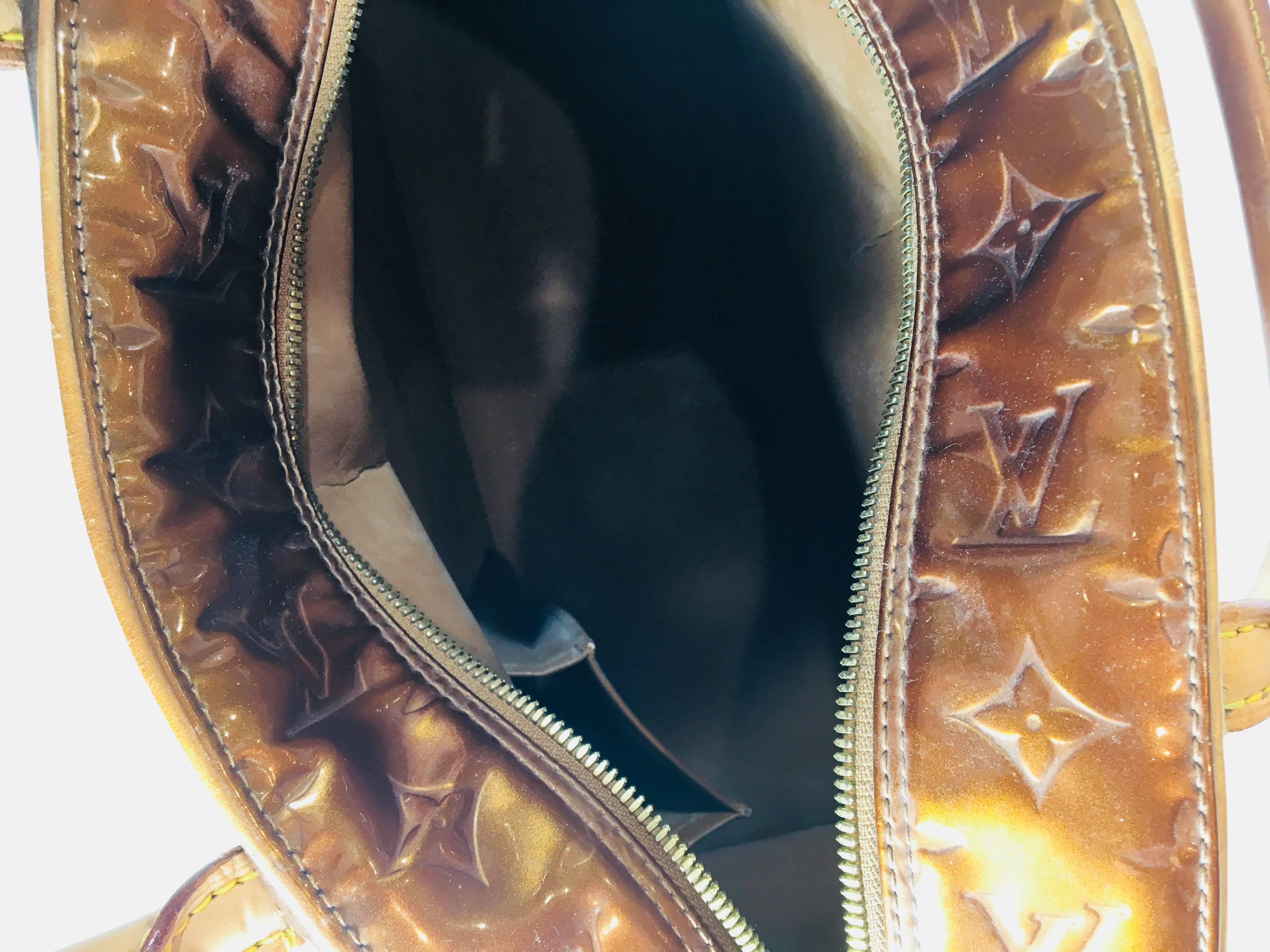 Louis Vuitton Patent Leather Handle Bag 1