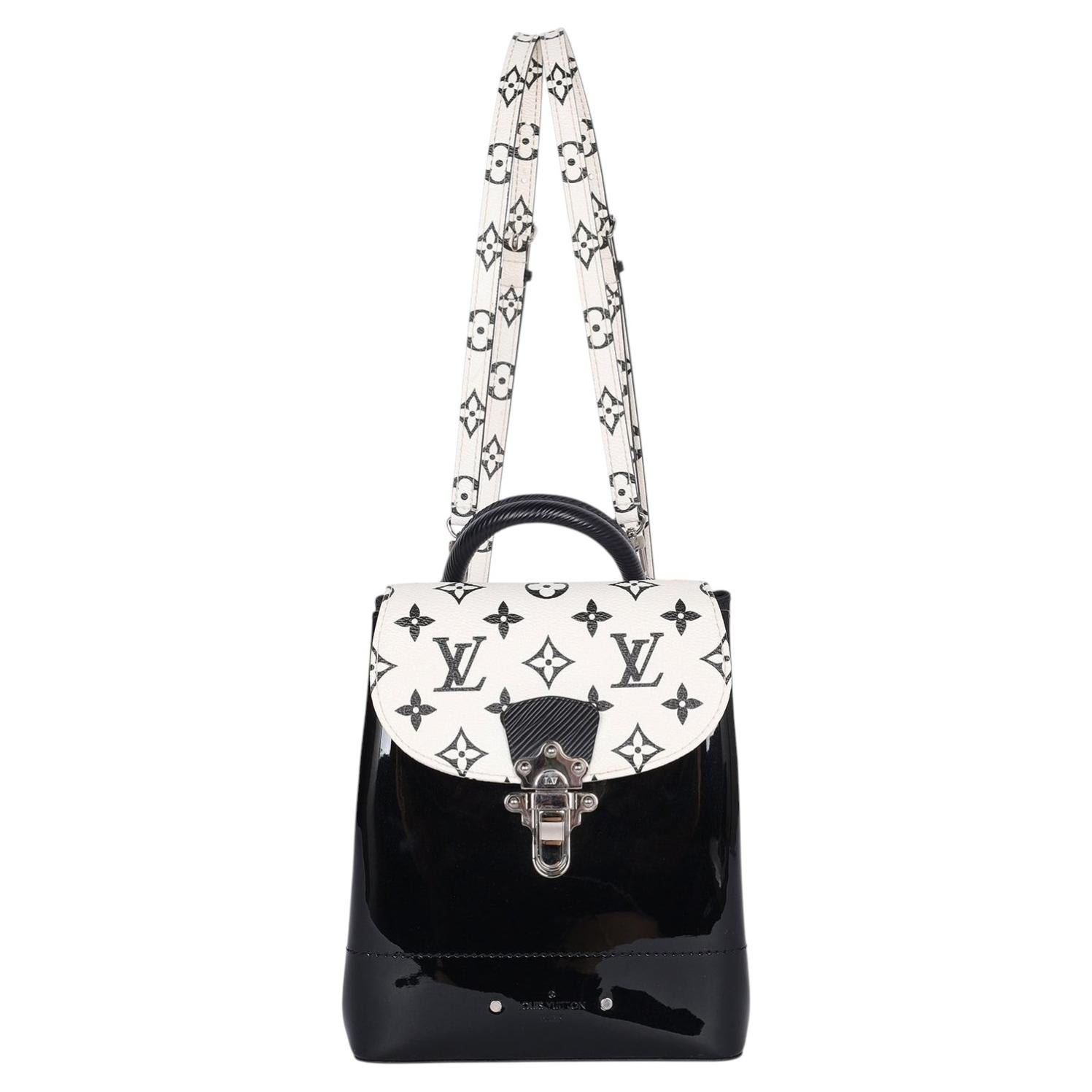 LOUIS VUITTON Patent Monogram Hot Springs Backpack For Sale