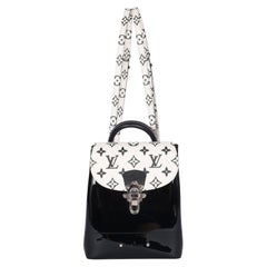 LOUIS VUITTON Patent Monogram Hot Springs Backpack