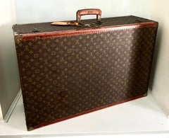 Louis Vuitton Patinated Alzer Hard Case Vintage Luggage