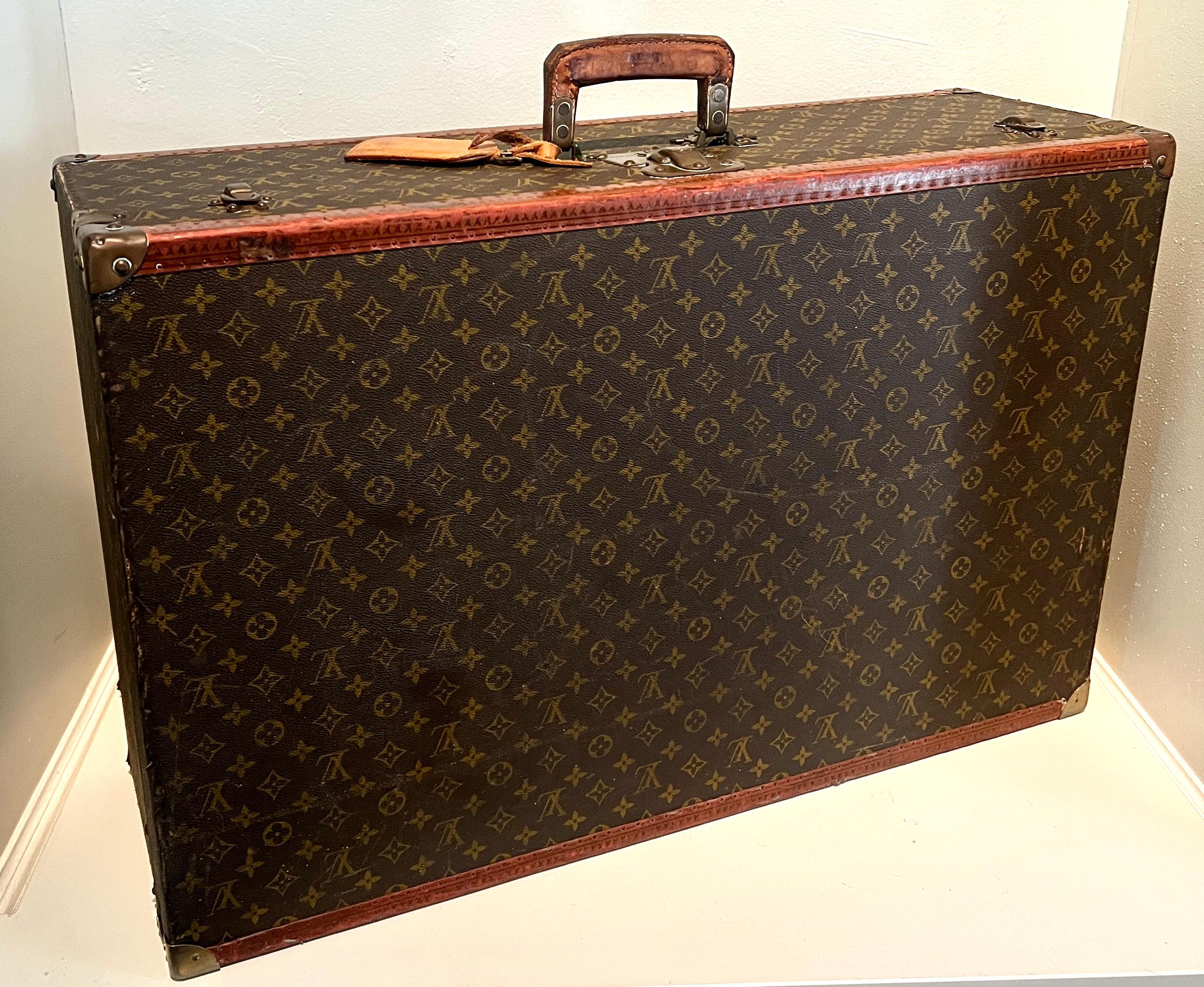 Maletas Louis Vuitton Patinadas Alzer Hard Case Vintage Francés en venta