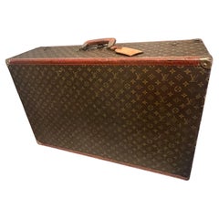 Louis Vuitton Patinated Alzer Hard Case Antique Luggage