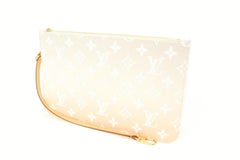 Louis Vuitton Peach Mist Monogram By the Pool Neverfull Pochette MM Pouch 87lk41