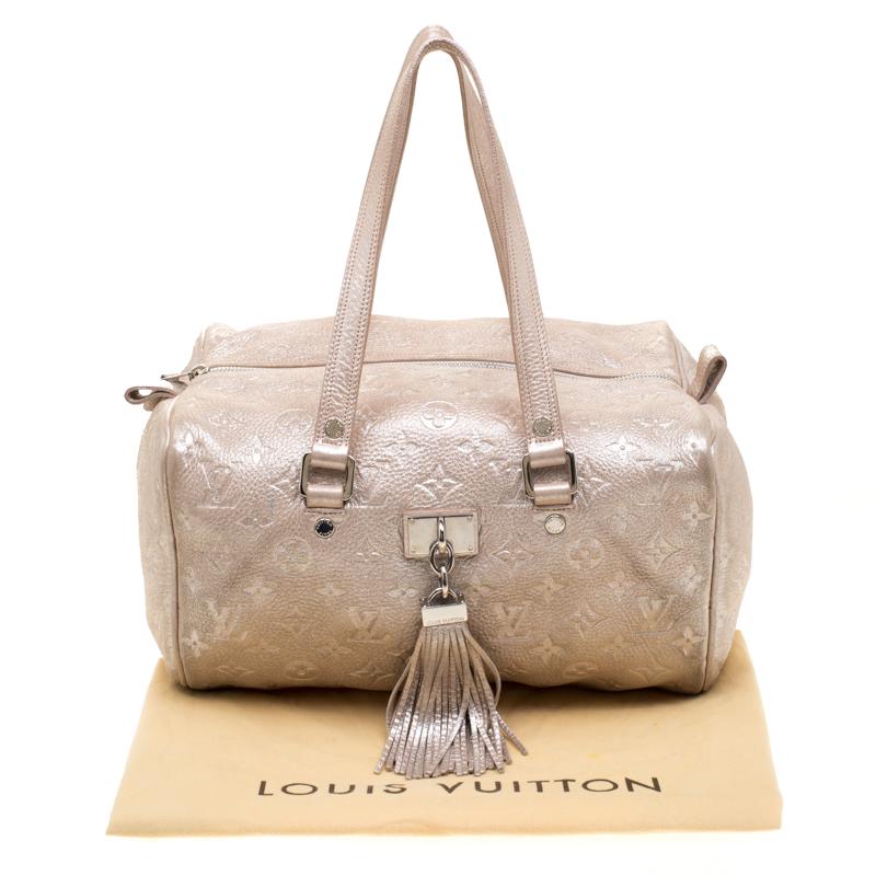 Louis Vuitton Peach Monogram Limited Edition Shimmer Comete Bag 4