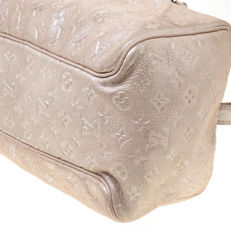 Louis Vuitton Peach Monogram Limited Edition Shimmer Comete Bag 1