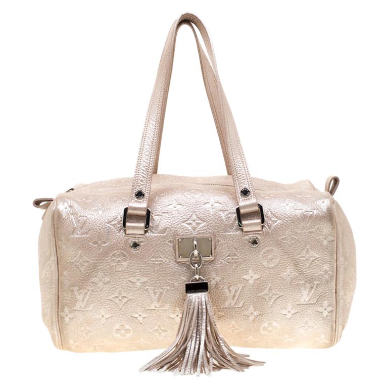 Louis Vuitton Peach Monogram Limited Edition Shimmer Comete Bag