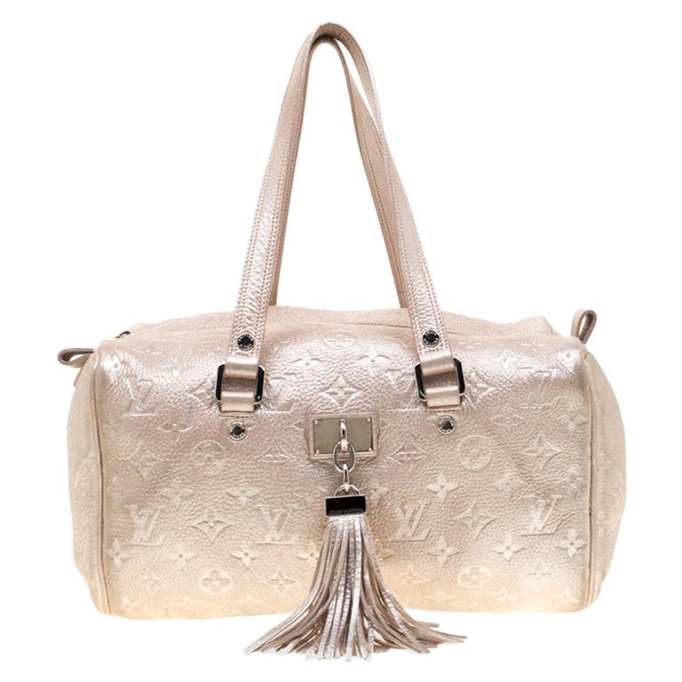 Louis Vuitton Peach Monogram Limited Edition Shimmer Comete Bag For