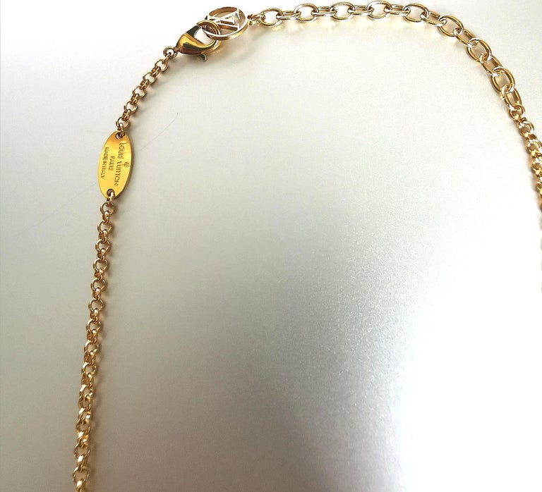 Louis Vuitton Pearl Gold Necklace At 1stdibs