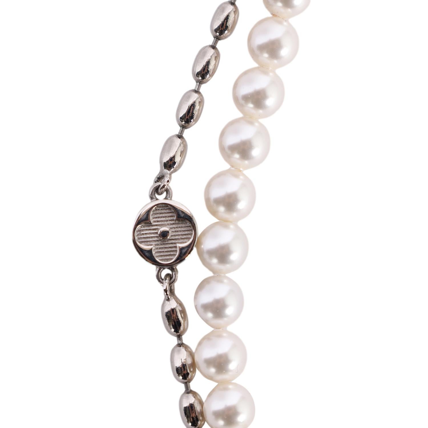Women's or Men's LOUIS VUITTON Pearls Fusion Necklace