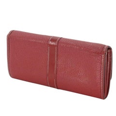 Louis Vuitton Pebbled Strap Buckle Long Continental Wallet LV-W0930P-0414