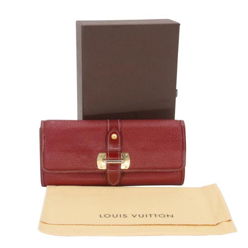 Louis Vuitton Portafoglio Continentale Lungo con Fibbia e Cinturino in Ciottoli LV-W0930P-0414 In condizioni buone in vendita a Downey, CA