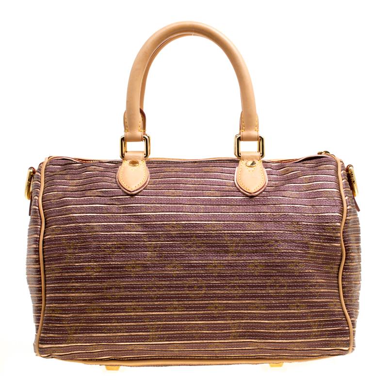 Titled as one of the greatest handbags in the history of luxury fashion, the Speedy from Louis Vuitton was first created for everyday use as a smaller version of their famous Keepall bag. This Speedy 30 here is a limited edition, and it is