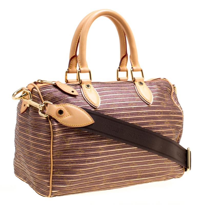 Louis Vuitton Peche Monogram Canvas and Leather Limited Edition Speedy 30 Bag In Good Condition In Dubai, Al Qouz 2