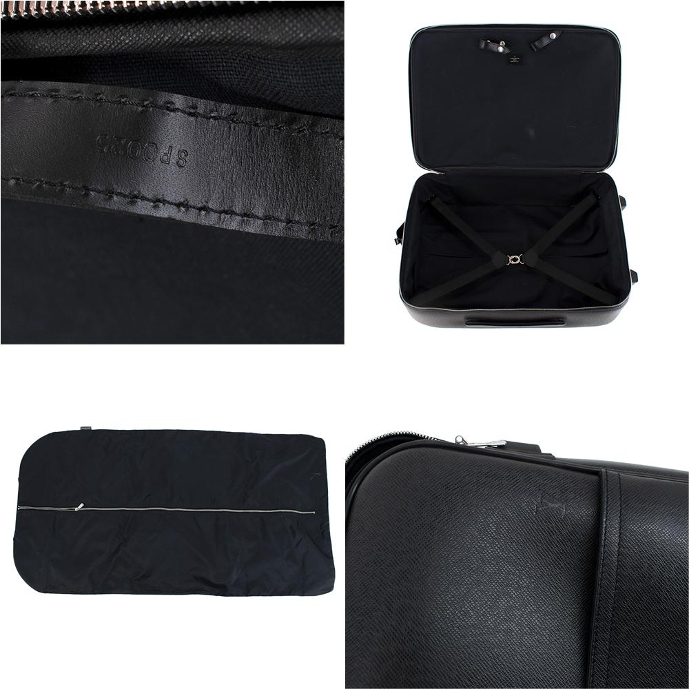 Louis Vuitton Pegase 35 Black Leather Travel Suitcase  For Sale 6