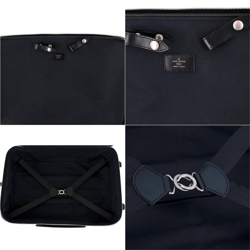 Louis Vuitton Pegase 35 Black Leather Travel Suitcase  For Sale 5