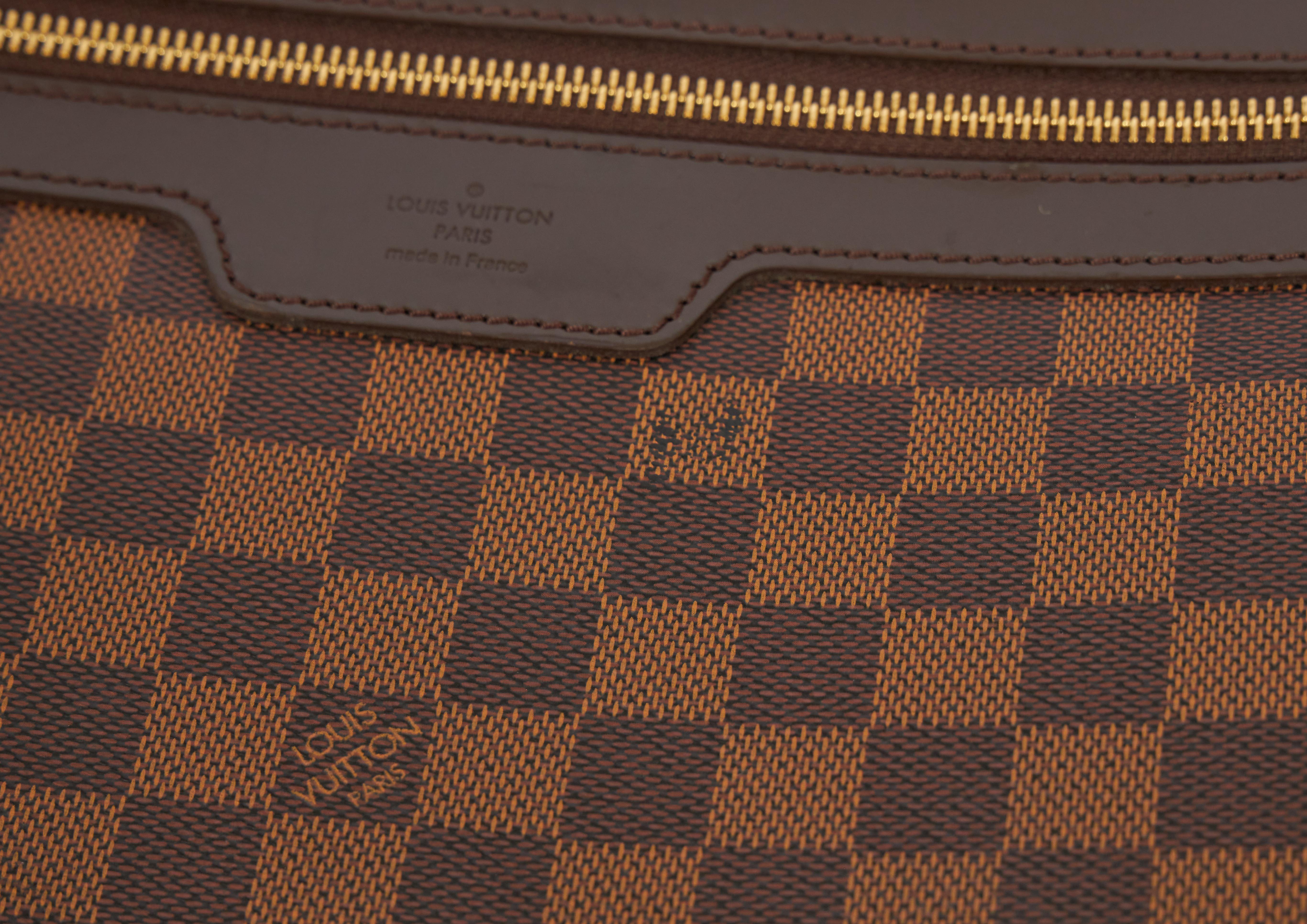 Brown Louis Vuitton Pegase 55 Damier Carry On Travel Suitcase Bag