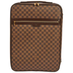Louis Vuitton Pegase 55 Damier Carry On Travel Suitcase Bag