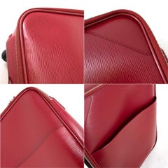 Louis Vuitton Pegase 55 Suitcase in Red Epi Leather