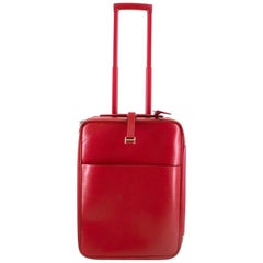 Louis Vuitton Pegase 55 Suitcase in Red Epi Leather 