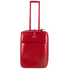 Louis Vuitton Pegase 55 Suitcase in Red Epi Leather at 1stDibs