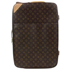 Louis Vuitton  Pegase 60 Rolling Luggage Trolley 870164 Brown Travel Bag