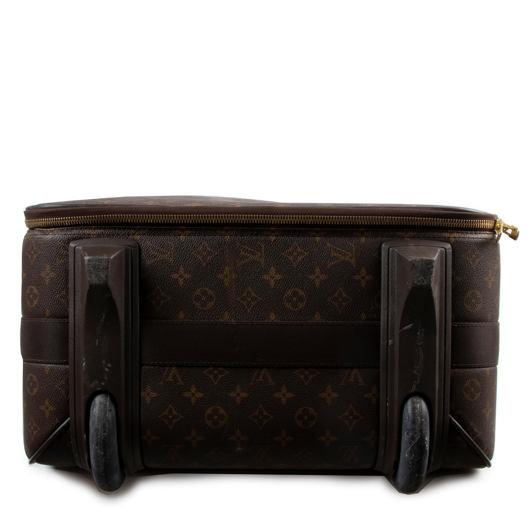Black Louis Vuitton Pegase 65 Monogram Luggage Trolley