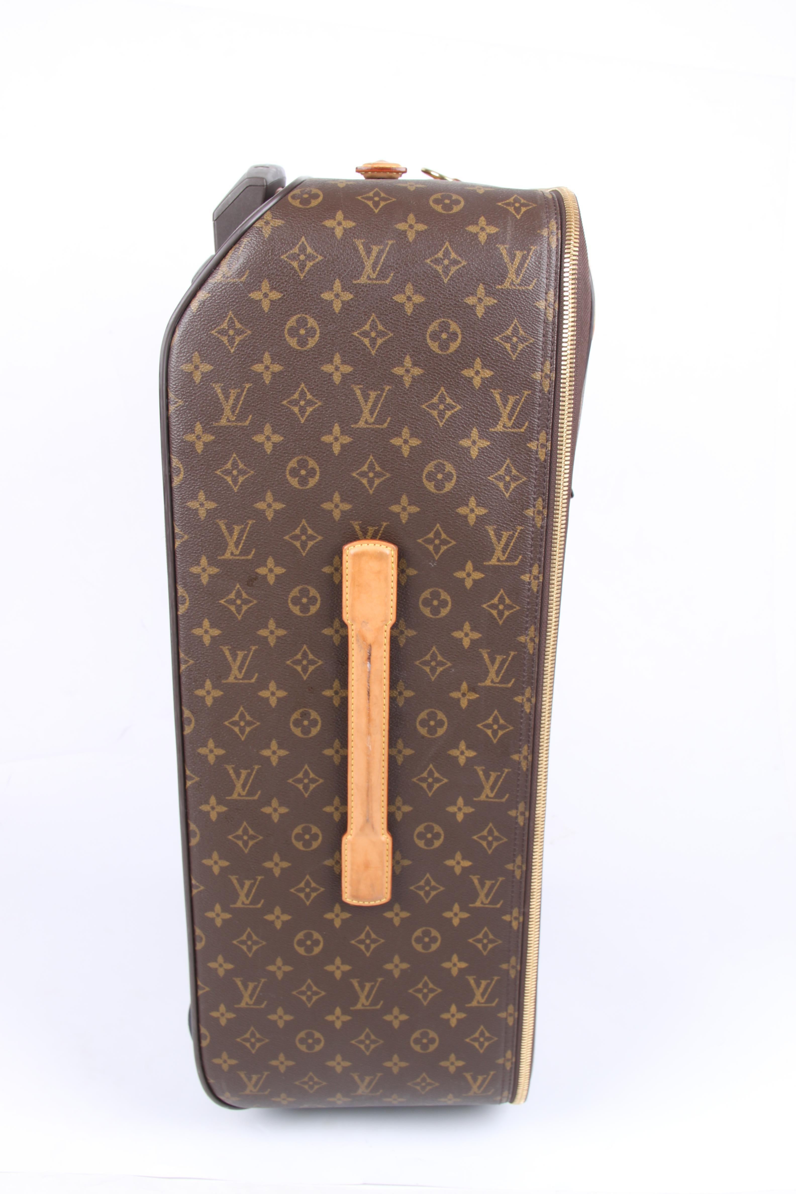 Women's or Men's Louis Vuitton Pegase 70 Monogram Suitcase - brown