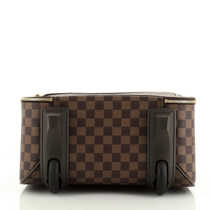 Black Louis Vuitton Pegase Business Luggage Damier 45 