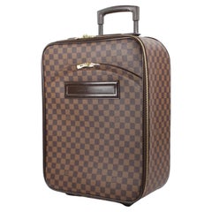 Goyard Black Goyardine Canvas and Leather Bourget PM Trolley Case at 1stDibs